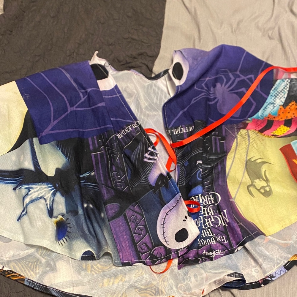 Kids Halloween Costume with Purple and Blue Design